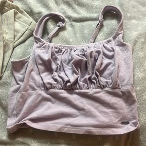 ruched tank top